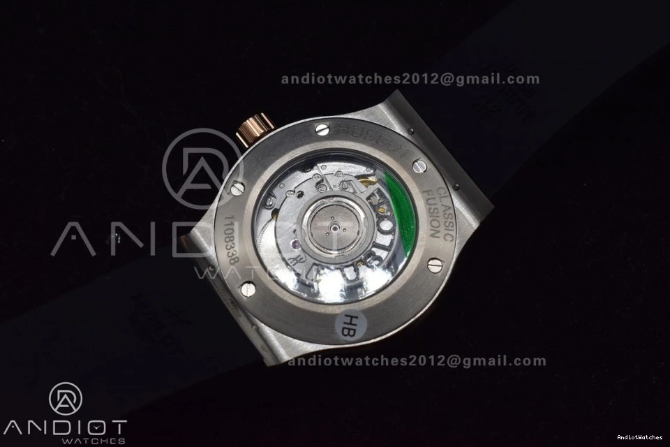 588 Dial Bold Gummy 45mm Edition 1:1 Strap Black Fusion HBF A on Best RG Black 0404